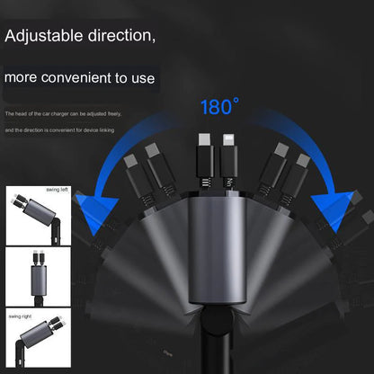 4-in-1 Retractable Charger