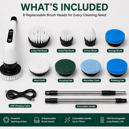 Elite Parcel Electric Multifunctional Cleaning Scrubber [FREE SHIPPING ALL OVER UAE ]